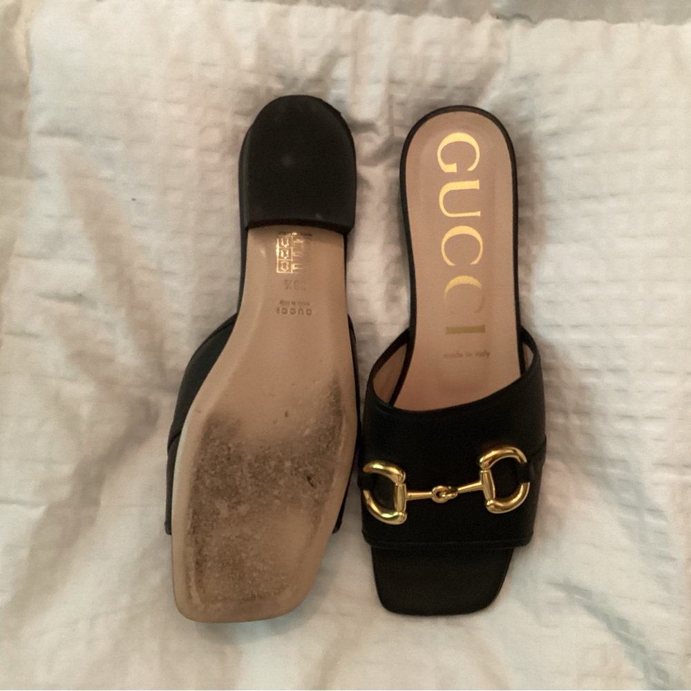 Horsebit slide Sandals